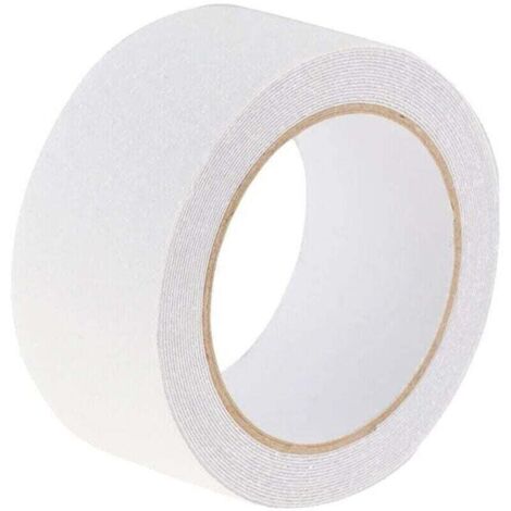 Ruban antidérapant, XU, 0,5 cm 100 cm d'adhérence d'adhérence imperméable autocollants adhésifs rouleau pour étapes d'escalier extérieur intérieur(Blanc) - KZQ