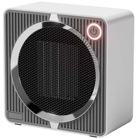 Chauffage Électrique Transportable Bas Bruit 45-50dB, XU, 500W, Petit Format 14x7.5x16.5cm, Chauffeur d’Air pour Maison et Bureau, Zone Chauffée ≤10㎡ - KZQ (1/4)