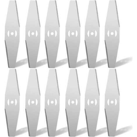 Lame de Rechange en métal pour débroussailleuse sans Fil, XU, Contient Que 12 Lames Accessoire pour Coupe-Bordure de Jardin - KZQ (1/4)