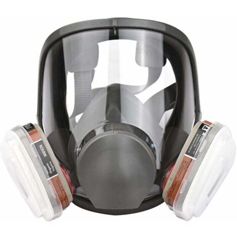 Respirateur intégral réutilisable 16 en 1 pour vapeurs organiques, idéal pour la peinture, le polissage, le soudage et autres protections professionnelles.