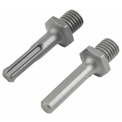 LEKOMESH 2PCS Adaptateur M14 Mâle à SDS Plus Femelle Pour Forets Diamantés - Perceuse Meuleuse