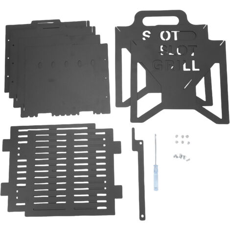 Grille BBQ Portable Pliable en Acier pour un Rangement Facile et des Barbecues Pratiques (1/5)