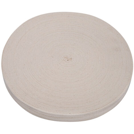 Cordage en Coton pour Bonsaï, Bande de 2CM Blanche, Écologique et Durable