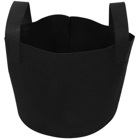 Sacs en Plastique Noir 1MM pour Plantes, Lot de 1, Dimensions 20x25cm (3 Gallons) (1/3)