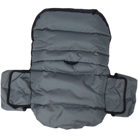 Housse de Siège pour Tondeuse à Gazon Étanche et Anti-Poussière Protection Universelle en Extérieur Gris - KZQ (1/5)