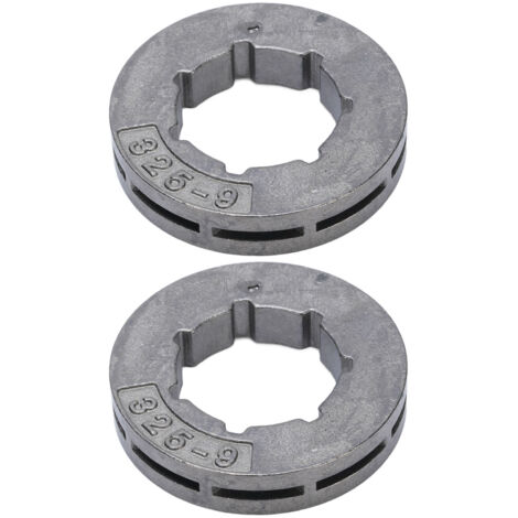 2 Pièces Kit Chaîne 9 Dents pour Tondeuse à Gazon Compatible Husqvarna Jonsered Stihl -KZQ