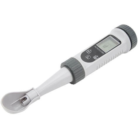 Testeur Multifonction de Salinité EC S.G TEMP avec Éclairage Blanc - Précis et Fiable pour Aquariums Piscines - Livré sans Batterie -KZQ