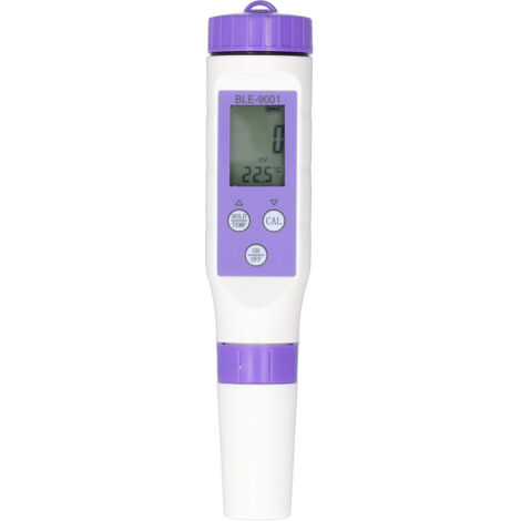 Testeur ORP Bluetooth Intelligent avec Écran LCD Rétroéclairé pour Mesurer le Potentiel d'Oxydoréduction Numérique sans Batterie Incluse-KZQ