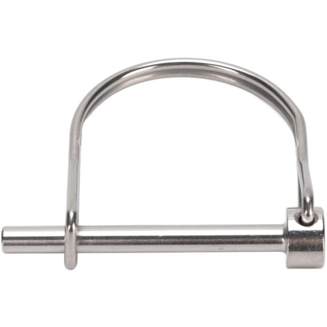 Épingles de Sécurité en Acier Inoxydable 316 Forme D 5x50mm Épingles à Ressort pour Fixation Fiable-KZQ