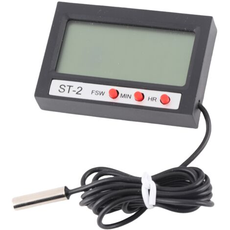 Thermomètre Électronique Précis pour Voiture Affichage Digital Intérieur Extérieur Aquarium Réfrigérateur Température Mesure -KZQ (1/5)