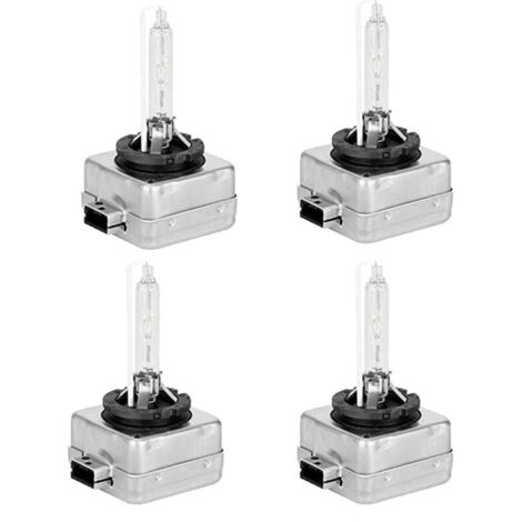 4 Stück Gilt für Xenon-Vorschaltgerät 9285141294, für Philips Xenstart 9285 141 294, 2 Stück Glühbirnen, wasserdichter, hellweißer Xenon-Ersatz für D1S 12 V 6000 K 35 W (1/4)