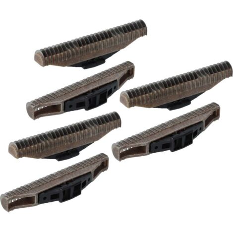 Bloc de 6 lames compatibles pour rasoirs Wahl Lift'n'Wash 7056, 7055 - Noir et Argent-Produit compatible (1/4)