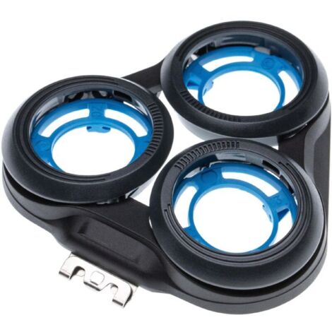 vhbw support de tête de rasage compatible avec Philips S5360, S5370, S5380, S5395, S5400, S5420, S5510, S5520, S5550, S5560, S5570, S5572 rasoir, noir