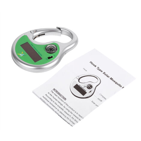 Dissuadeur Ultrasonique Solaire Anti-Moustiques Écologique pour Extérieur et Intérieur Utilisation Silencieuse Protection 24/7-KZQ