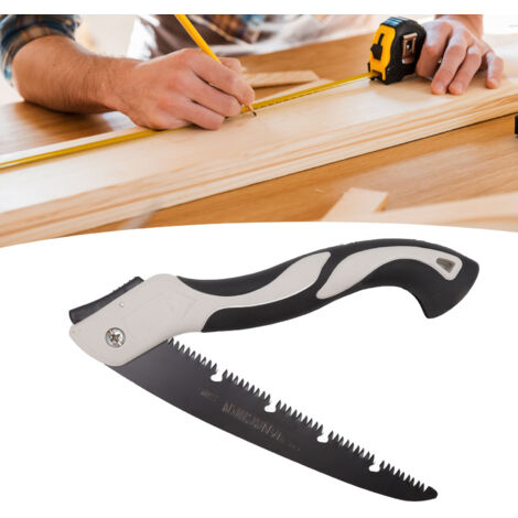 Scie Pliante Manuelle Rapide 260mm pour Bricolage et Jardinage - Idéale pour le Bois et les Petits Travaux - KZQ (1/2)
