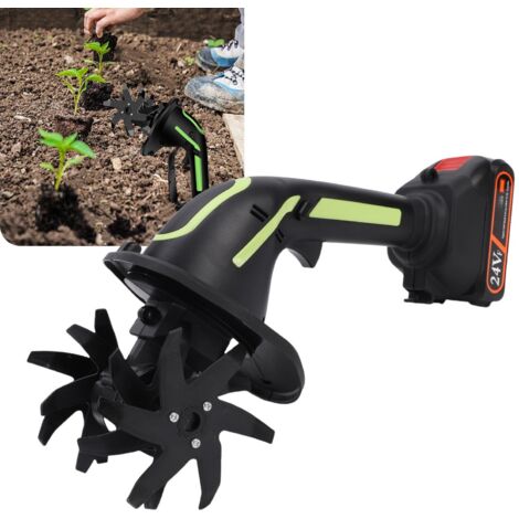 Mini Tracteur Électrique Portable pour Jardinage et Culture de Légumes et Fleurs à la Maison Chargeable 100-240V - KZQ