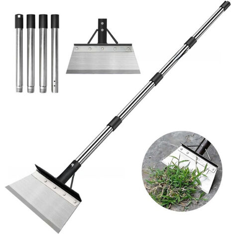Pelle de Jardin Multifonctionnelle avec Manche Ajustable en Acier Lourd pour Désherber et Dégivrer - KZQ (1/5)