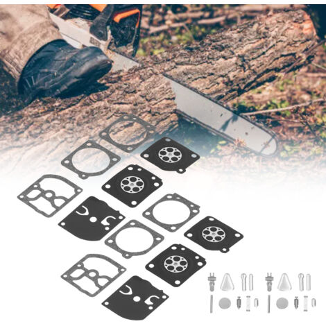 Kit de Réparation pour Carburateur ZAMA Compatible avec STIHL MS200 MS200T C1Q RB-69 2 Ensembles Joint et Membrane -KZQ