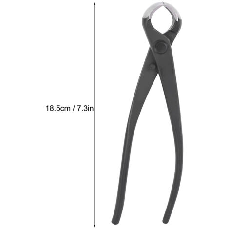 Ciseaux de Bonsaï 185mm pour Forme Sphérique en Acier Composite - Outil de Taille et d'Entretien pour Plantes en Pot-KZQ (1/2)