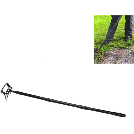 Bêche à Herbe Double Usage Anneau de Désherbage pour Jardin Outils de Jardinage Extensibles - KZQ