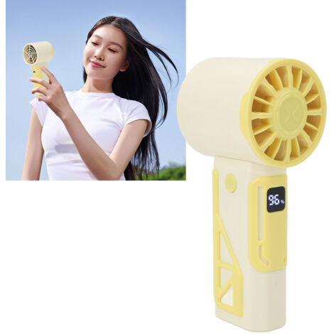 Ventilateur Portable Mini USB Rechargeable Silencieux avec Grande Vitesse de Vent -KZQ