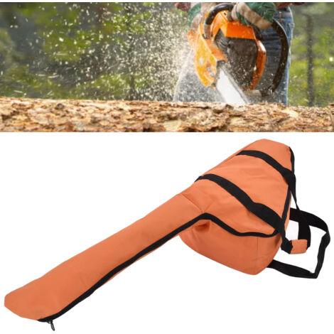 Accessoires Universels pour Tronçonneuse Sac en Toile d'Oxford avec Fermeture Éclair Latérale Pratique pour Bûcheronnage - KZQ