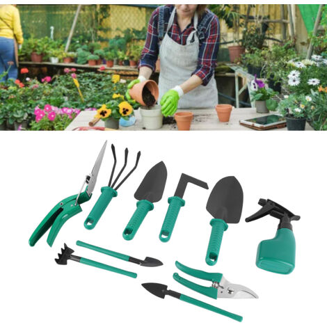 Ensemble de 10 Outils de Jardinage pour le Potager et le Parc - KZQ (1/3)