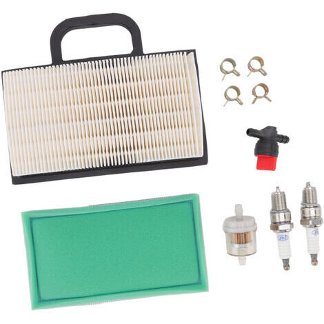Rasenmäher-Luftfilter-Set, Luftfilter, Zündkerzenventil, Ersatz-Rasentraktor-Teile für BS (1/2)