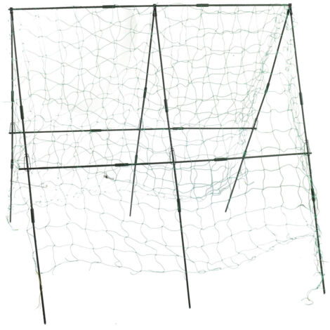 Ensemble de Treillis pour Plantes Escaladantes Démontable 1.8x2.7m Support de Croissance Idéal pour Jardin et Légumes-KZQ