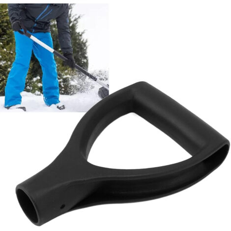 Poignée De Manche Pour Pelle En Plastique, Diamètre Intérieur 3,2 Cm, Noir - KZQ (1/5)