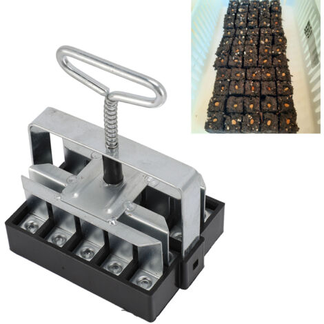 Mini Fabricant de Briques de Terre 2 en 1 pour Jardin Outil de Culture Écologique-KZQ (1/5)