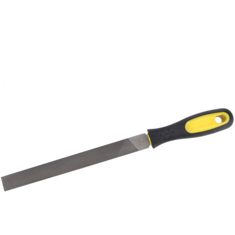 Lime Plat à Dents Fines 200mm avec Manche Outil de Finition Précis pour Bois et Métal - KZQ (1/5)