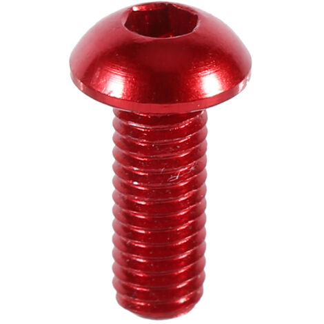 Vis À Tête Hexagonale Colorée 8mm Rouge - Pack de 10 - KZQ