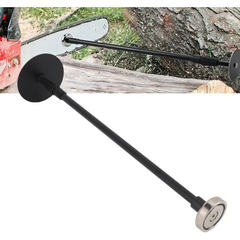 Ensemble de Mesure Réglable pour Bûches avec Aimant Puissant Outil de Coupe Extensible pour Mesurer la Longueur du Bois de Chauffage-KZQ (1/5)