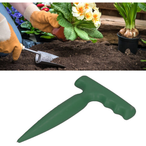Outil de Transplantation Portable en Plastique pour Grandes Plantes, Creuseur de Trous et Semeur Vert - KZQ (1/5)