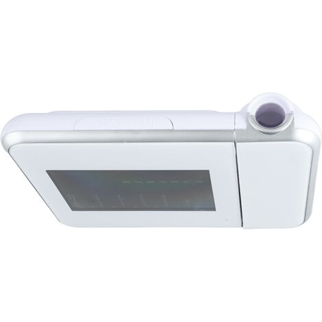 Decdeal Projektion Wecker Innovativer stumm digitaler Projektor mit Innenthermometer Hygrometer für Schlafzimmer (1/5)