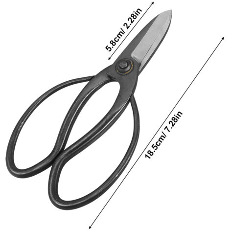 Ciseaux de Jardinage 185mm pour Bonsaï et Art Floral - Outil de Précision pour Petites Branches - KZQ (1/5)