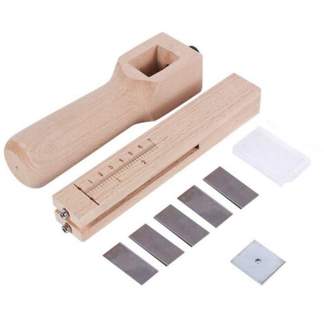 Coupe-Courroie en Bois Précision Professionnelle pour Cuir et Autres Matériaux - Outil de Coupe Facile à Utiliser pour les Projets de Bricolage-KZQ (1/3)
