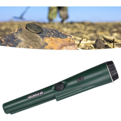 Détecteur de Métaux Portable Étanche pour Pièces d'Or et Objets en Métal Idéal pour Exploration Extérieure Couleur Militaire - KZQ (1/5)