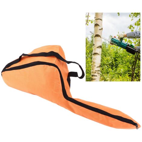 Sac de Rangement Portable pour Scie à Chaîne Couleur Orange Accessoire de Jardinage - KZQ (1/5)