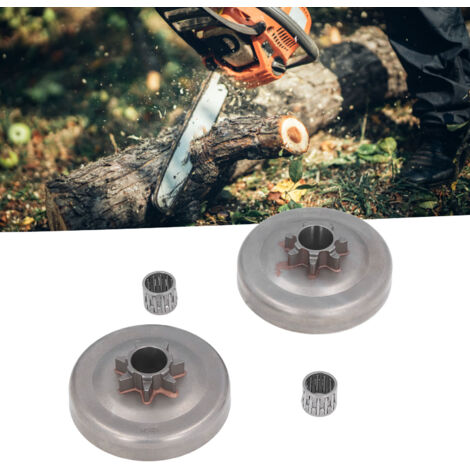 Kit de Roulements à Aiguilles et Disque Passif 7 Dents pour Tronçonneuse Modèles 350 340 345 445 450 - KZQ (1/5)