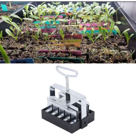 Mini Fabricant de Briques de Terre 2 en 1 avec Broyeur de Sol pour Jardin - KZQ (1/5)