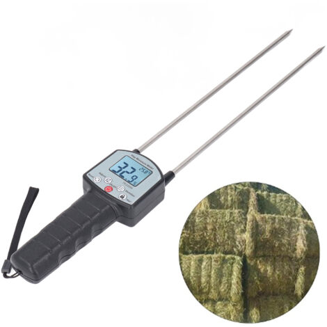 Analyseur De Humidité Pour Foin Portable - Instrument De Mesure De L'humidité Du Fourrage Et Des Céréales Pour Ferme Équestre Et Ovine -KZQ