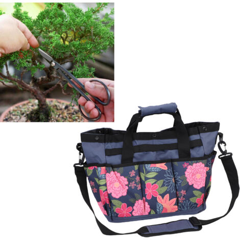 Sac de Jardin Unisexe Multifonctionnel avec Poignée et Bandoulière pour Outils de Jardinage -KZQ (1/5)
