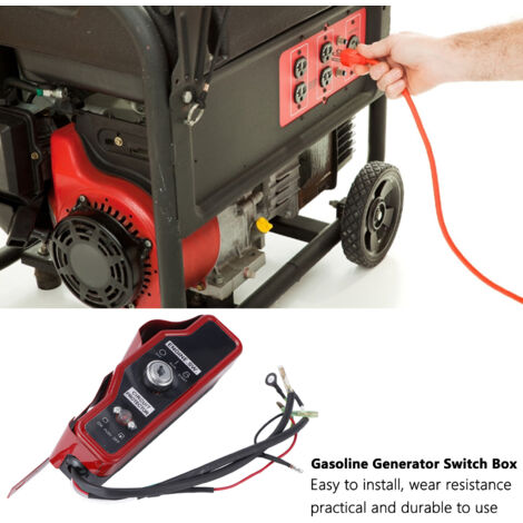 Boîtier de Démarrage Électrique pour Générateur à Essence 188F 190F 192F avec Clé - Contactez le Service Client pour Plus d'Options -KZQ (1/5)