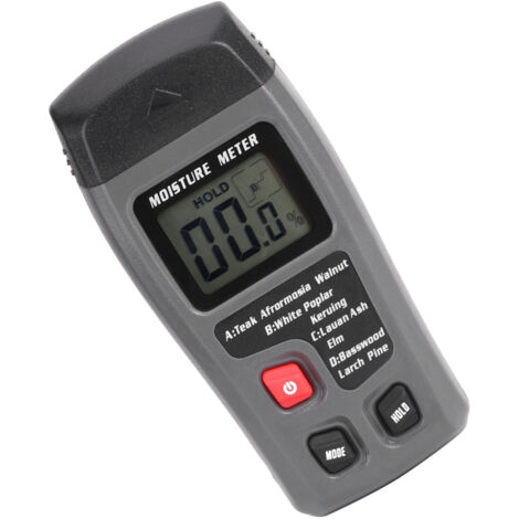 Testeur De Humidité Du Bois LCD Portable Pour Mesurer Le Taux D'humidité Des Matériaux En Bois Sans Batterie - KZQ (1/5)