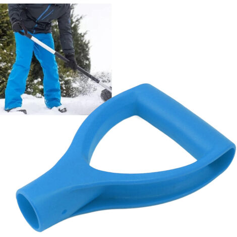 Poignée de Manche pour Pelle en Plastique, Diamètre Intérieur 3,2 cm, Bleu Clair - KZQ (1/5)