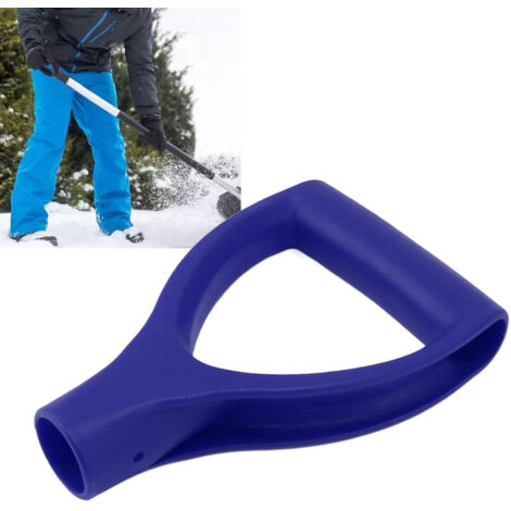 Poignée de Manche pour Pelle en Plastique, Intérieur 3,2 cm Bleu Foncé - KZQ (1/5)