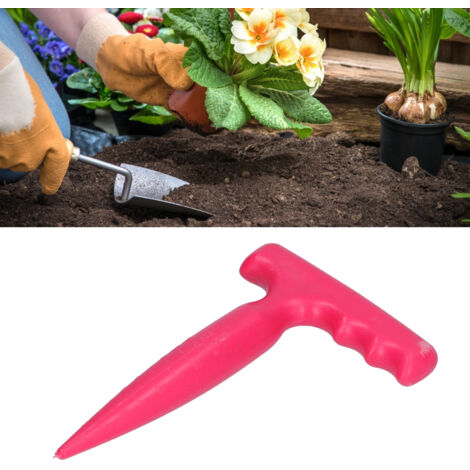 Outil de Transplantation Portable pour Grandes Plantes avec Fonction de Creusement et Plantation - Rose - KZQ (1/5)