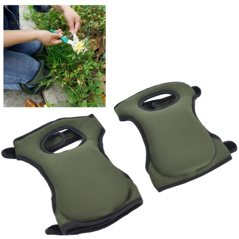 Genouillères de Jardinage pour Taille Haies et Travaux de Bricolage Coussinets de Protection Verts - KZQ (1/5)